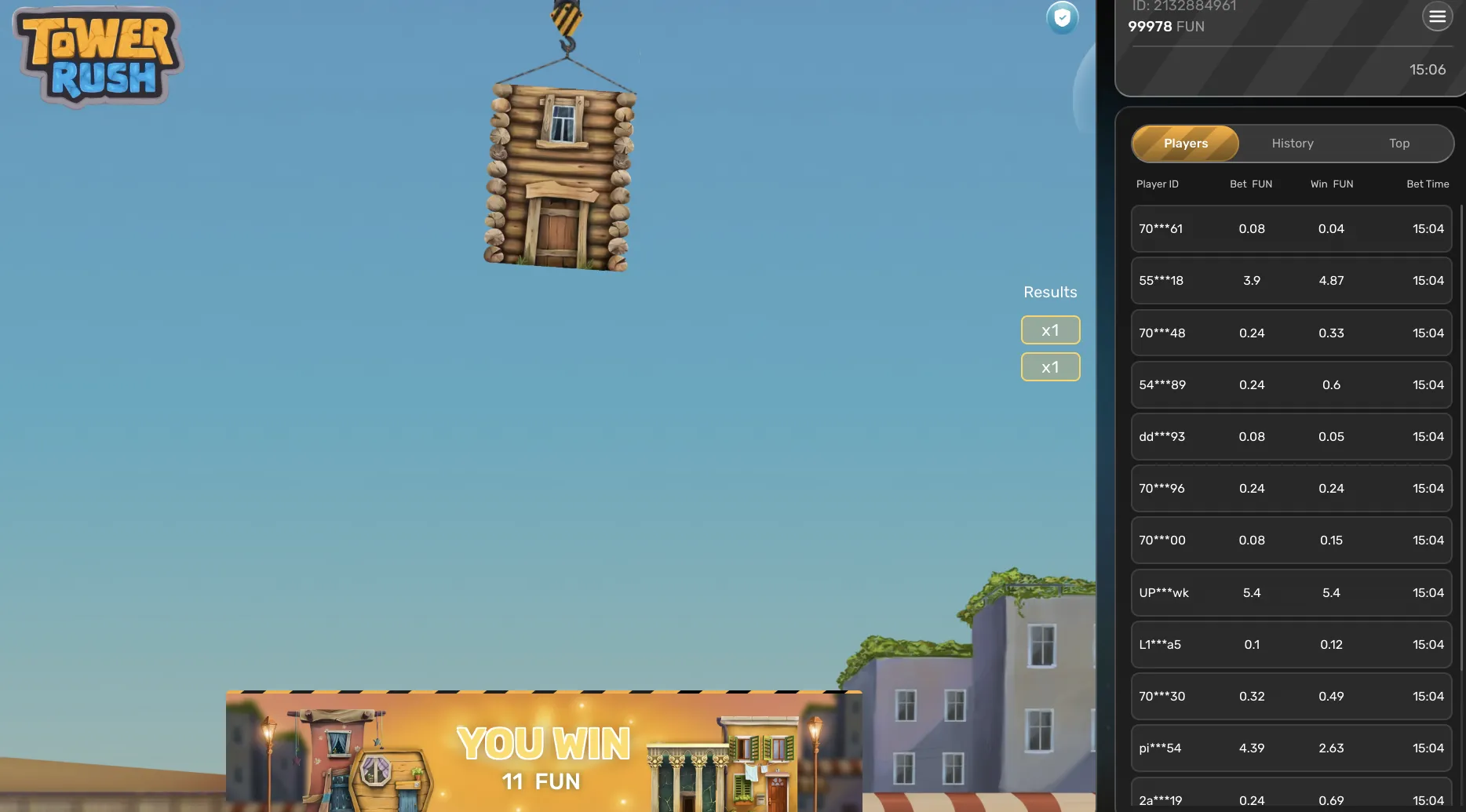 Tower Rush sur Appareils Mobiles